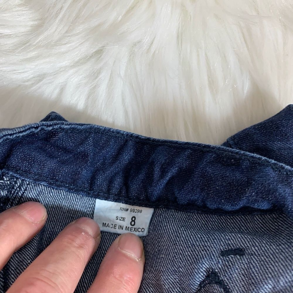 Anthro Level 99 Cuffed Blue Denim Shorts S…‎ - Picture 3 of 5